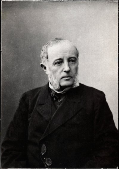 Portrait of Rene Goblet (1828-1905), French politician by French Photographer